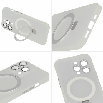 Tel Protect Magical Magsafe Stand Case do Iphone 15 Pro Max srebrny