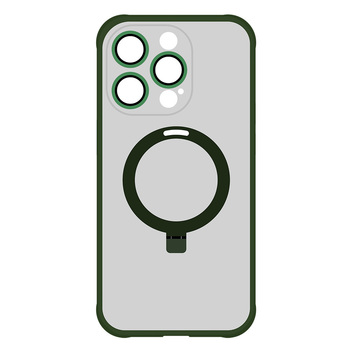 Tel Protect Magical Magsafe Stand Case for Iphone 15 Pro Max green