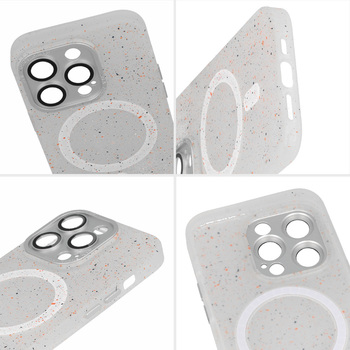 Tel Protect Magnetic Splash Frosted Case for Iphone 15 Plus White