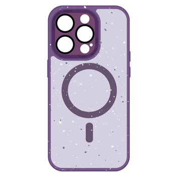 Tel Protect Magnetic Splash Frosted Case do Iphone 15 Plus Fioletowy