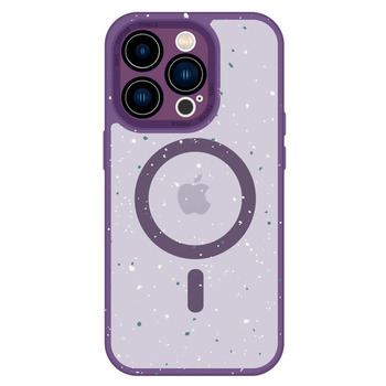 Tel Protect Magnetic Splash Frosted Case do Iphone 15 Pro Fioletowy