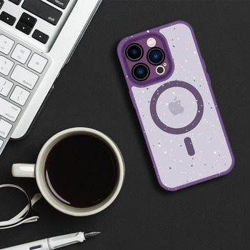 Tel Protect Magnetic Splash Frosted Case do Iphone 15 Pro Fioletowy
