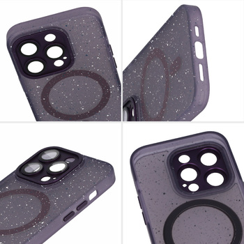 Tel Protect Magnetic Splash Frosted Case do Iphone 15 Pro Fioletowy