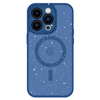 Tel Protect Magnetic Splash Frosted Case do Iphone 15 Pro Granatowy