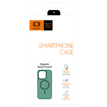 Tel Protect Magnetic Splash Frosted Case for Iphone 15 Pro Max Green