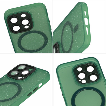 Tel Protect Magnetic Splash Frosted Case do Iphone 15 Pro Zielony