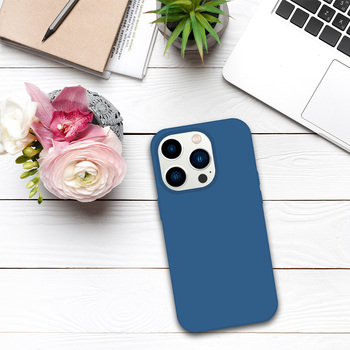 Tel Protect Silicone Premium for Iphone 14 Pro navy