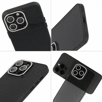 Liquid Glitter Camera Case do Iphone 13 Pro Max czarny