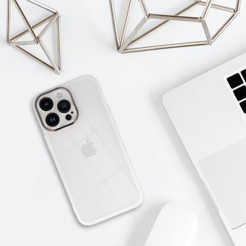 Protective Lens Case do Iphone 13 Pro biały clear