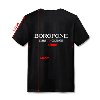 Borofone Koszulka T-shirt rozmiar L czarny
