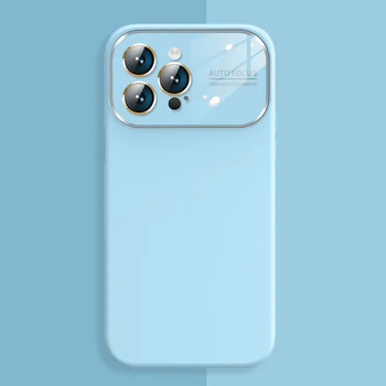 Soft Silicone Lens Case do Iphone 13 Pro jasnoniebieski