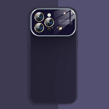 Soft Silicone Lens Case do Iphone 13 Pro Max fioletowy