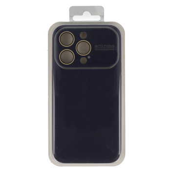 Soft Silicone Lens Case for Iphone 14 Pro purple