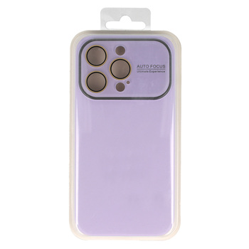 Soft Silicone Lens Case do Iphone 14 Pro jasnofioletowy