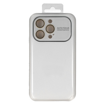 Soft Silicone Lens Case do Iphone 14 Pro Max biały