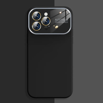 Soft Silicone Lens Case do Iphone 15 Plus czarny