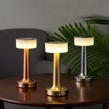 Lampka nocna WDL-01 bezprzewodowa różowe złoto