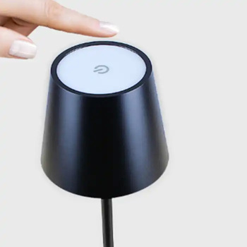Lampka nocna WDL-02 bezprzewodowa srebrna