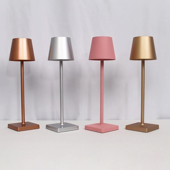 Lampka nocna WDL-02 bezprzewodowa srebrna