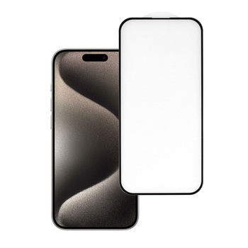Hartowane szkło HARD Full Glue 5D do IPHONE 15 PRO MAX CZARNE