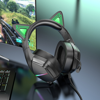 Borofone Headphones BO106 Cute Cat Ear gaming phantom cat