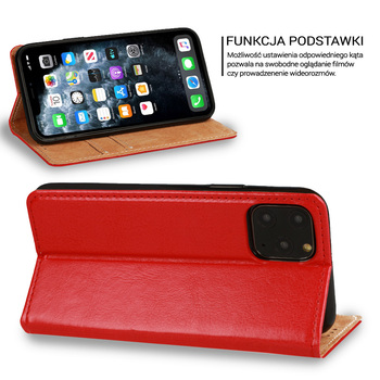 Kabura pozioma BOOK SPECIAL do SAMSUNG GALAXY S24 PLUS CZERWONA