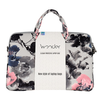 Wonder Briefcase Laptop 17 cali peonie