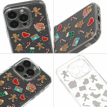 TEL PROTECT Christmas Case do Samsung S23 FE Wzór 2 Clear