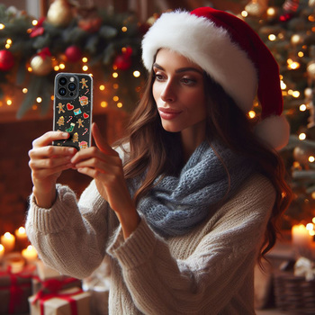 TEL PROTECT Christmas Case do Samsung S23 Wzór 2 Clear
