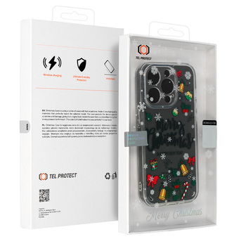 TEL PROTECT Christmas Case do Samsung S23 Wzór 3 Clear