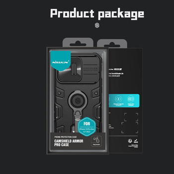 Etui Nillkin CamShield Armor Pro do Iphone 14 Pro niebieski