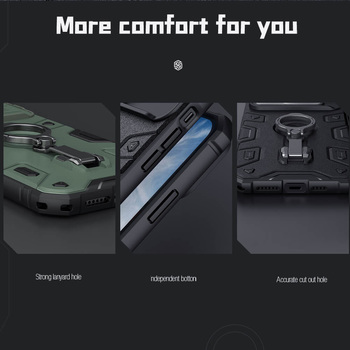 Etui Nillkin CamShield Armor Pro do Iphone 14 Pro niebieski