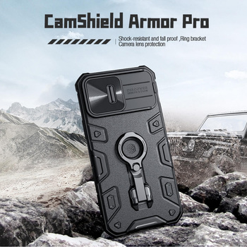 Etui Nillkin CamShield Armor Pro Magnetic do Iphone 14 Pro niebieski