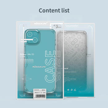 Etui Nillkin Nature Pro TPU do Iphone 15 Plus przezroczysto-niebieski