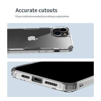Etui Nillkin Nature Pro TPU do Iphone 15 Plus przezroczysto-niebieski