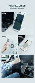 Etui Nillkin Nature Pro Magnetic TPU do Iphone 15 Plus przezroczysto-niebieski