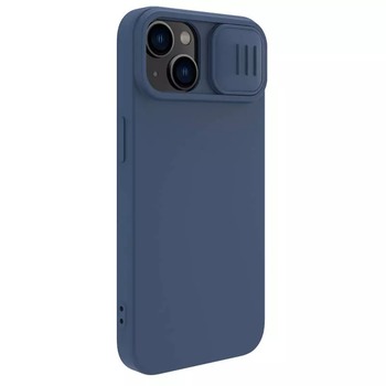 Etui Nillkin CamShield Silky Silicone do Iphone 15 Plus granatowy