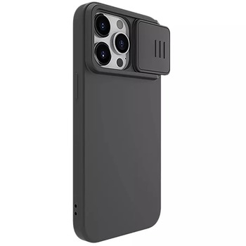 Etui Nillkin CamShield Silky Silicone do Iphone 15 Plus czarny