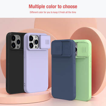 Etui Nillkin CamShield Silky Silicone do Iphone 15 Plus czarny