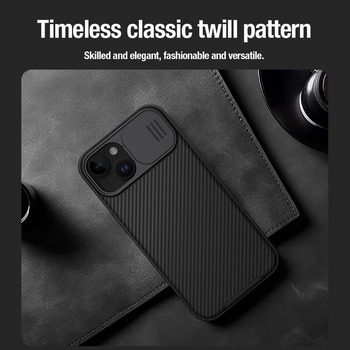 Nillkin CamShield Pro Magnetic Case for Iphone 15 Plus black