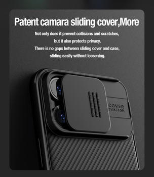 Nillkin CamShield Pro PC+TPU Case for Iphone 15 Pro purple