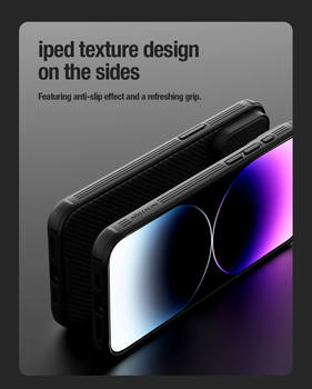 Nillkin CamShield Pro PC+TPU Case for Iphone 15 Pro purple