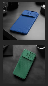 Etui Nillkin CamShield Pro PC+TPU do Iphone 15 Pro zielony
