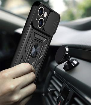 Slide Camera Armor Case do Motorola Edge 40 Pro 5G Czarny