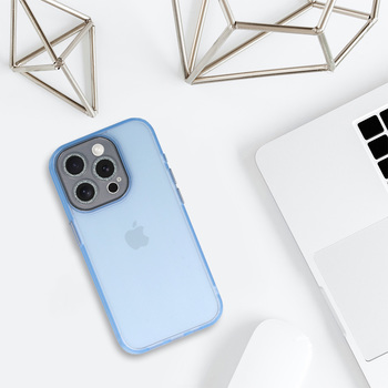 AG Matte Series Case do Iphone 15 Plus jasnoniebieski