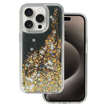 Snowflake Series Case for Iphone 15 Plus black
