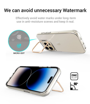 Transparent TPU Case do Iphone 15 Plus złoty
