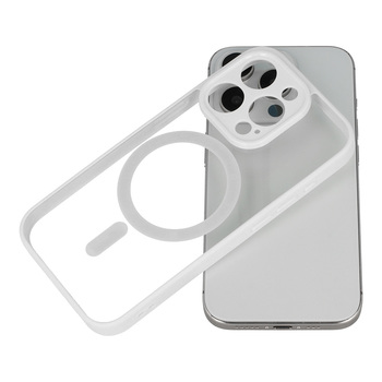 Acrylic Color Magsafe Case for Iphone 12 Pro white