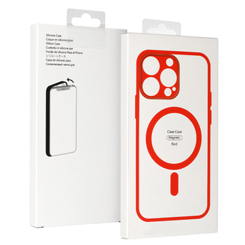 Acrylic Color Magsafe Case do Iphone 13 Pro czerwony