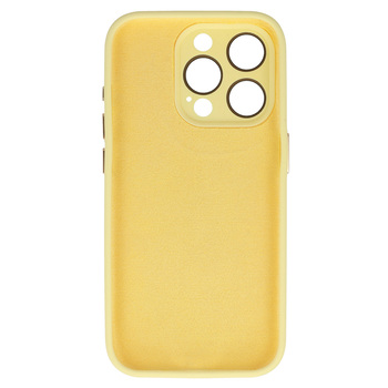Tel Protect Lichi Soft Case for Iphone 15 Plus yellow
